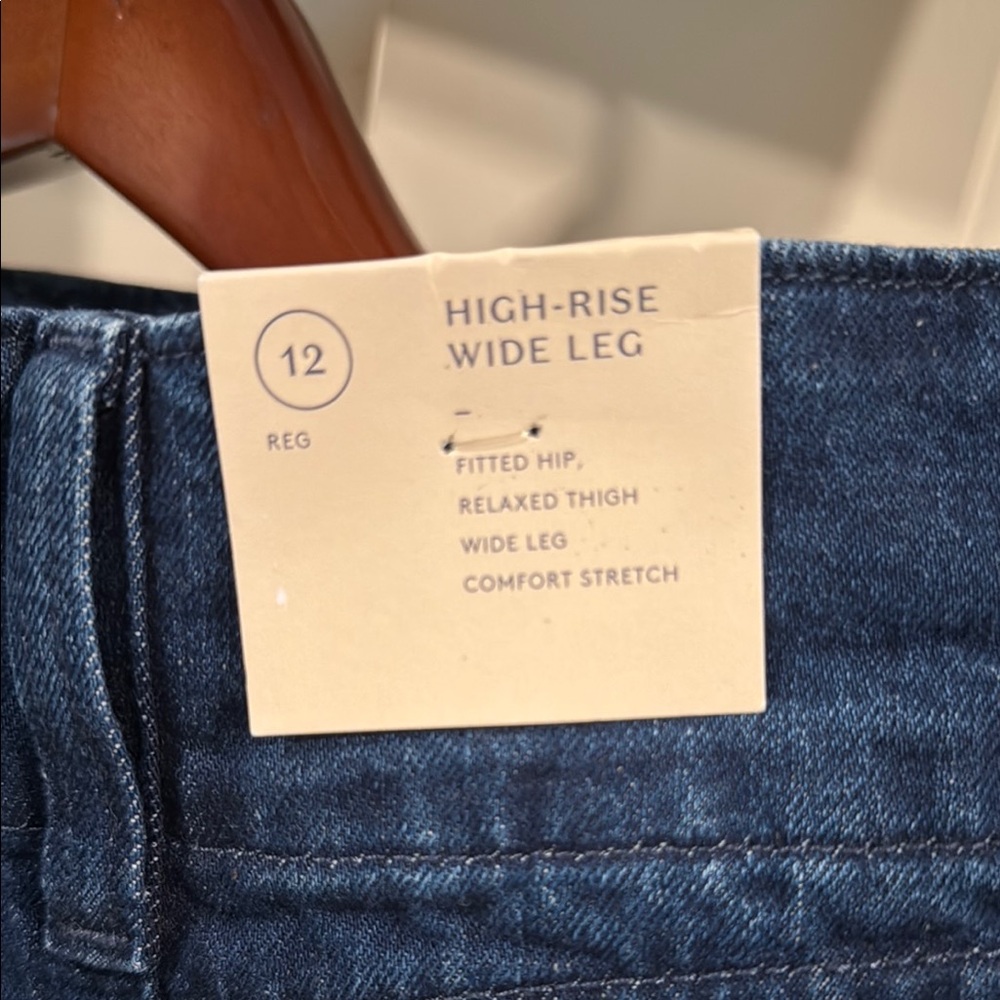 Universal Thread High Rise Jeans - Dark Blue - Picture 2 of 4